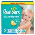Pampers  Active Baby Dry Junior .5 (11-18 ) 132 .